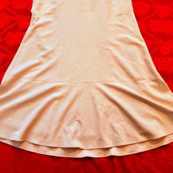 Vera Wang Strapless Corset Tea Length Dress - Picture 5 of 8